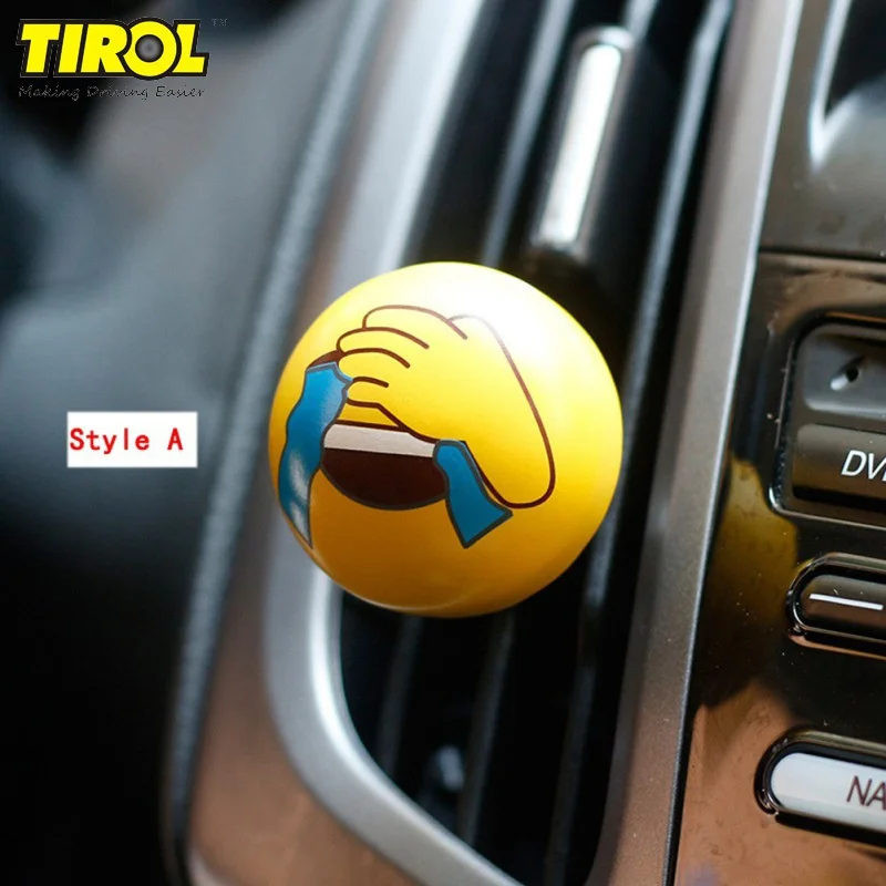 

1PCS Car Aromatherapy Locket Vent Clip Creative Cartoon emoji Style Air Freshener