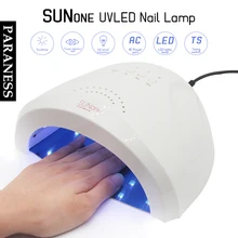 Paraness отверждения ногтей Гель Инструменты для полировки ногтей с автоматическим Сенсор Сушилка для ногтей солнце один 48 Вт светодио дный лампы для ногтей лампа для маникюра