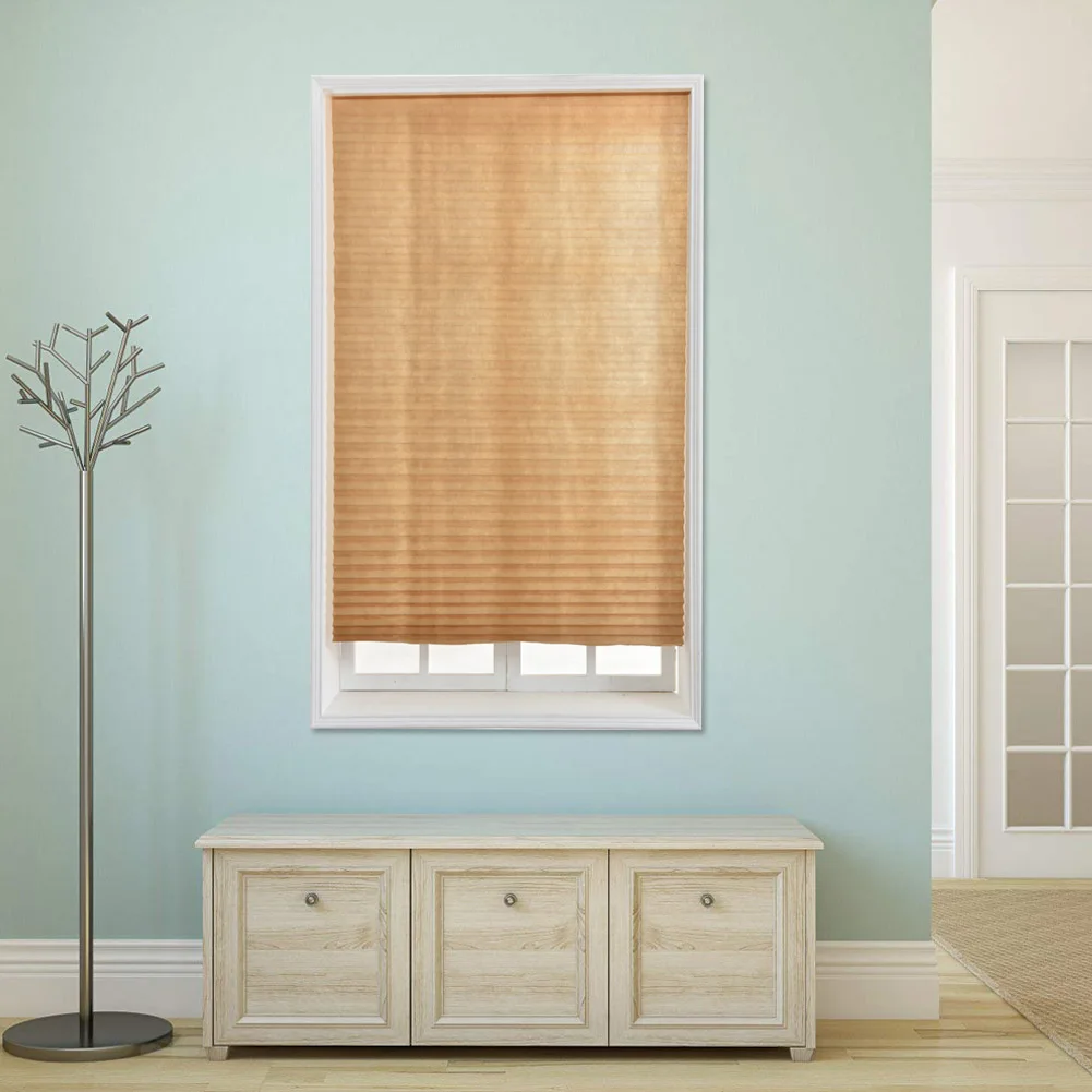 

Pleated Paper Curtain Light Filtering Adhesive Inside Mount Cordless Cellular Shade 2019ing
