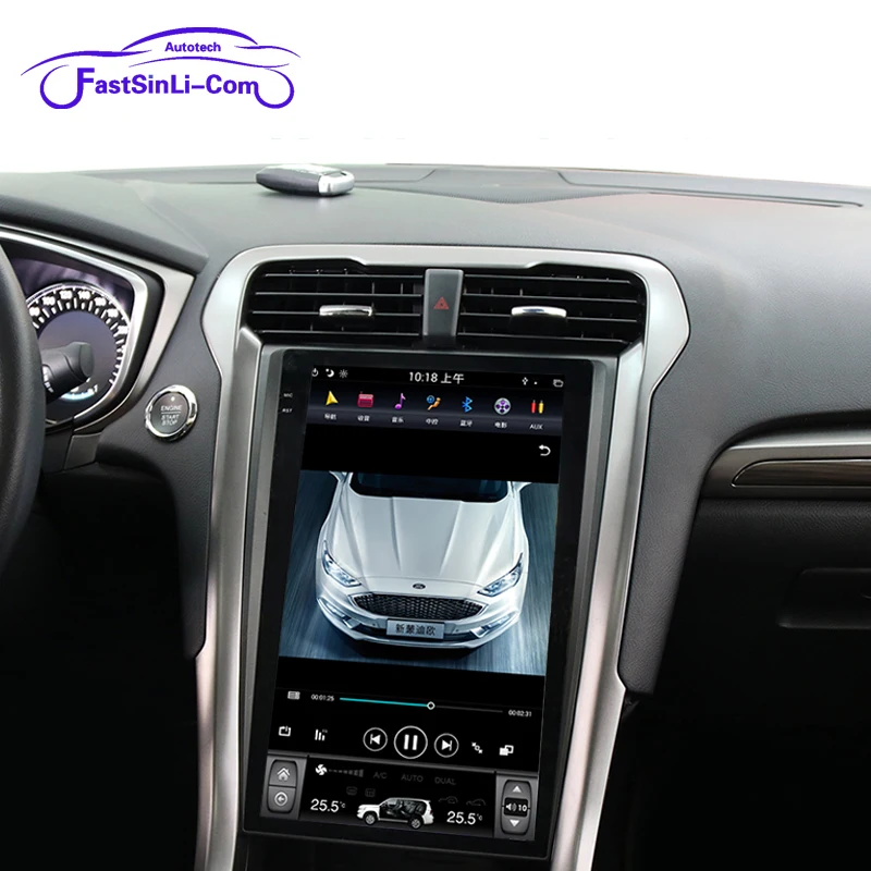 

Car Android FOR Ford MONDEO 2013-2018 Quad Core GPS Navigation Wifi DVR Camera DVD Player Vertical screen