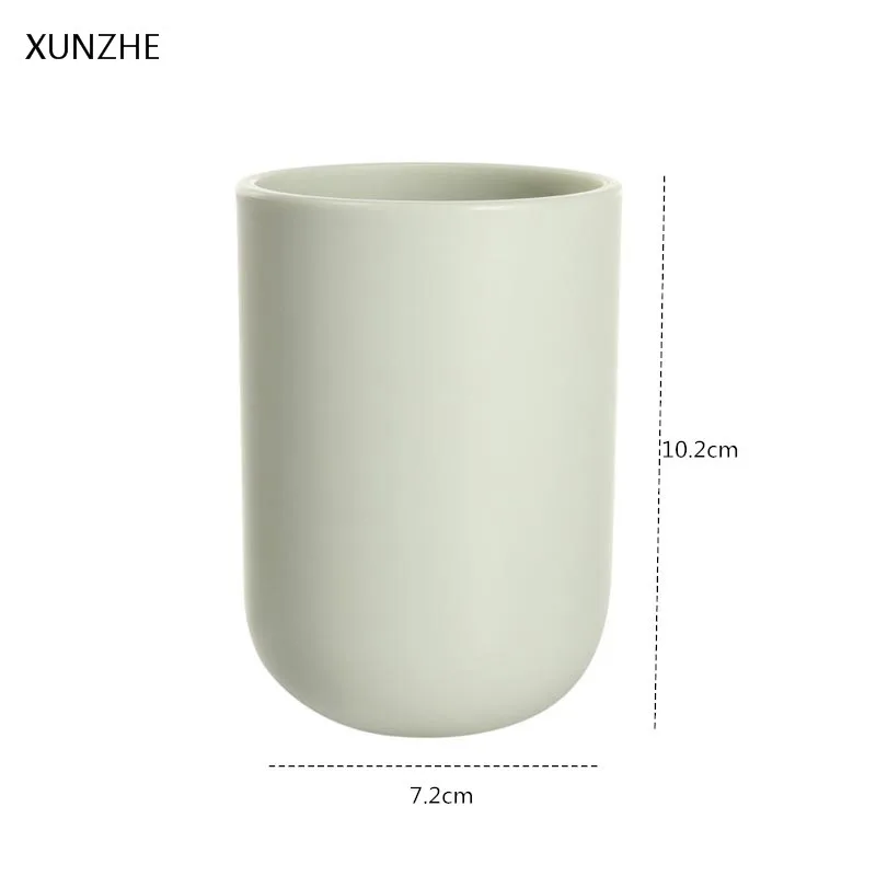 XUNZHE 1 шт. модная укороченная мыть полоскание чашка Пластик стакана воды Портативный пары Зубная щётка чашки бытовые Аксессуары для ванной комнаты
