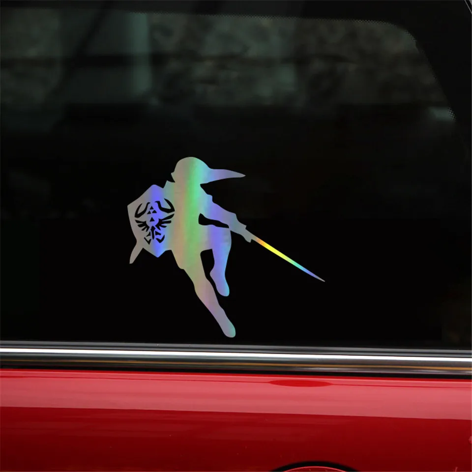 Cunymagos Zelda Sword Personality Car-Styling Stickers Decals Vinyl Decor Fashion Creative Car Wall Reflective Sticker Funny 15.5cm14 (8)