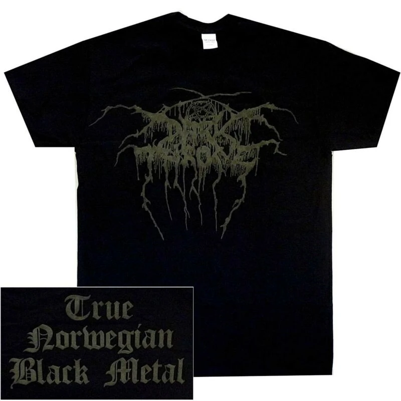 

Darkthrone True Norwegian Black Metal Grey Logo Shirt S M L XL XXL Dark Throne