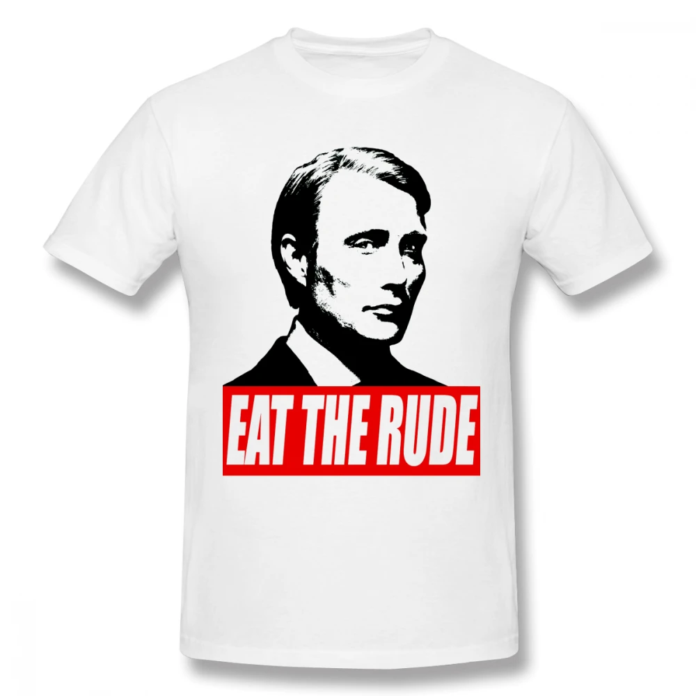 

Eat The Rude Hannibal T-shirt For Men Plus Size 5XL 6XL Couple Shirt