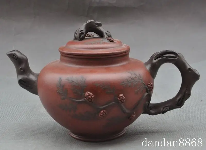 

Crafts statue old china yixing zisha pottery Echinacea lucky statue teapot Tea maker tea set