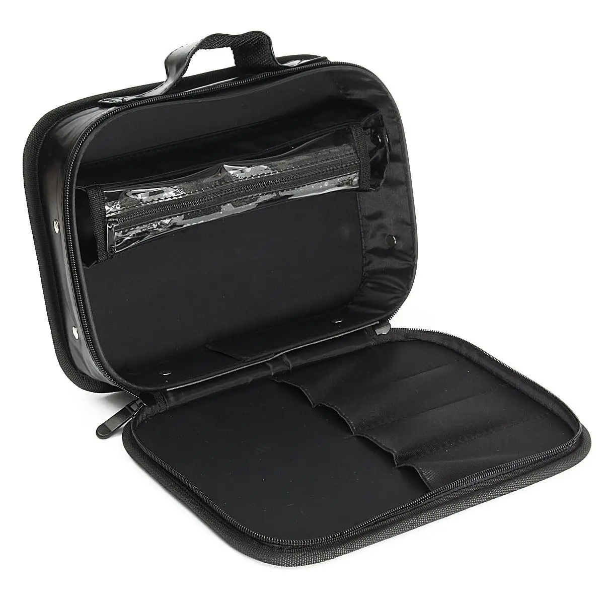 1pcs Black PU Leather Barber Bag Professional Salon Hair