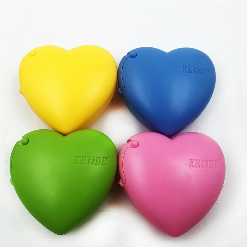 

1 Pcs Love shape tape cutter small tape machine Ceative and lovely cartoon stationery Office school supplies