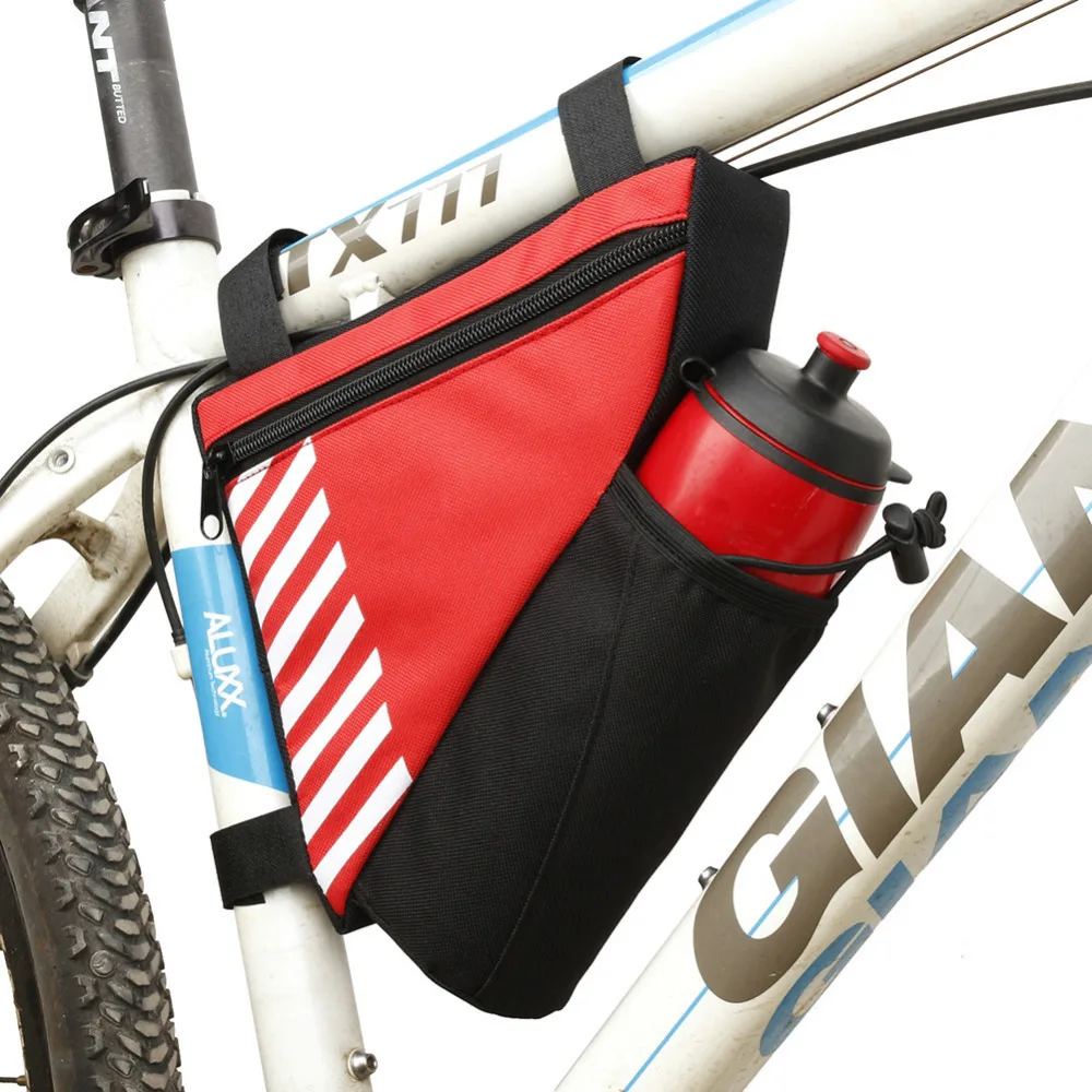 Excellent 2017 New MTB Mountain Bike Front Tube Frame Triangle Bag Road Bicycle Cycling Saddle Water Bottle Pocket Pouch Travel Bags 5