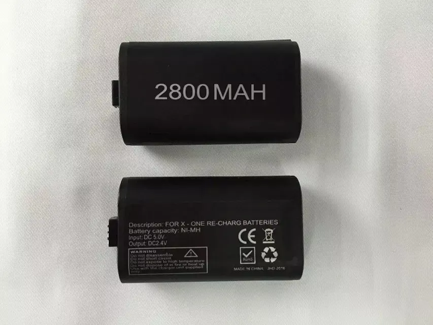 3 в 1 2X2800 мАч перезаряжаемый аккумулятор+ usb кабель для зарядки комплект для microsoft xbox One беспроводной игровой контроллер