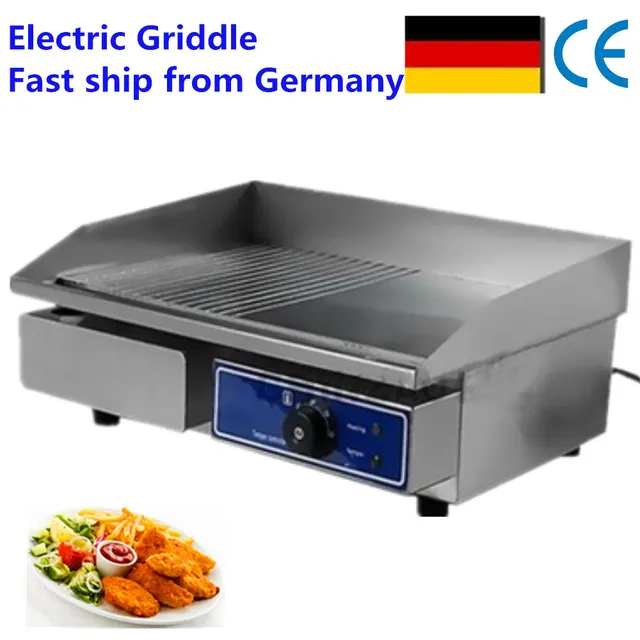 Fast ship From Germany ! cheap Electric Teppanyaki Grill Flat Griddle with Large Cooking Surface ...