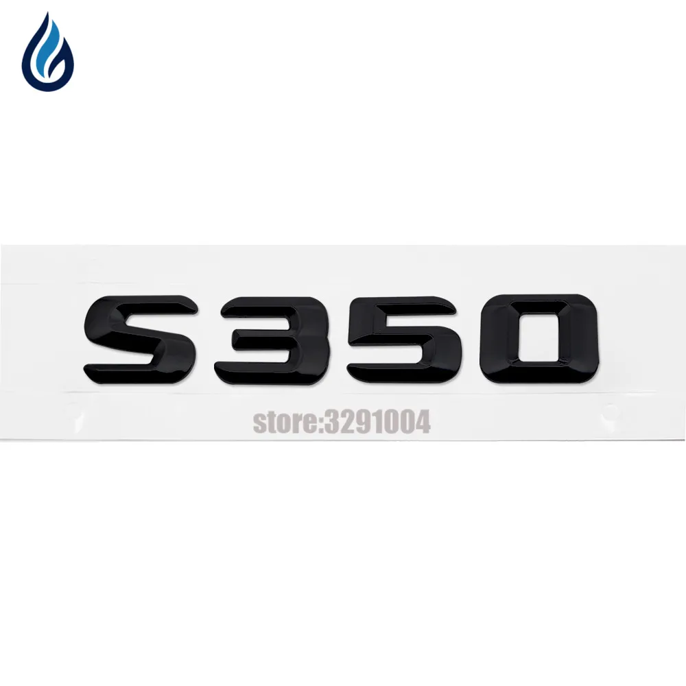 Chrome /"S350/" High quality Rear Trunk Emblem Decal Badge FOR Mercedes Benz S350