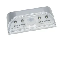 4 LED PIR Infrared Detection Motion Sensor Home Door Keyhole Light Lamp NEW arrival home use