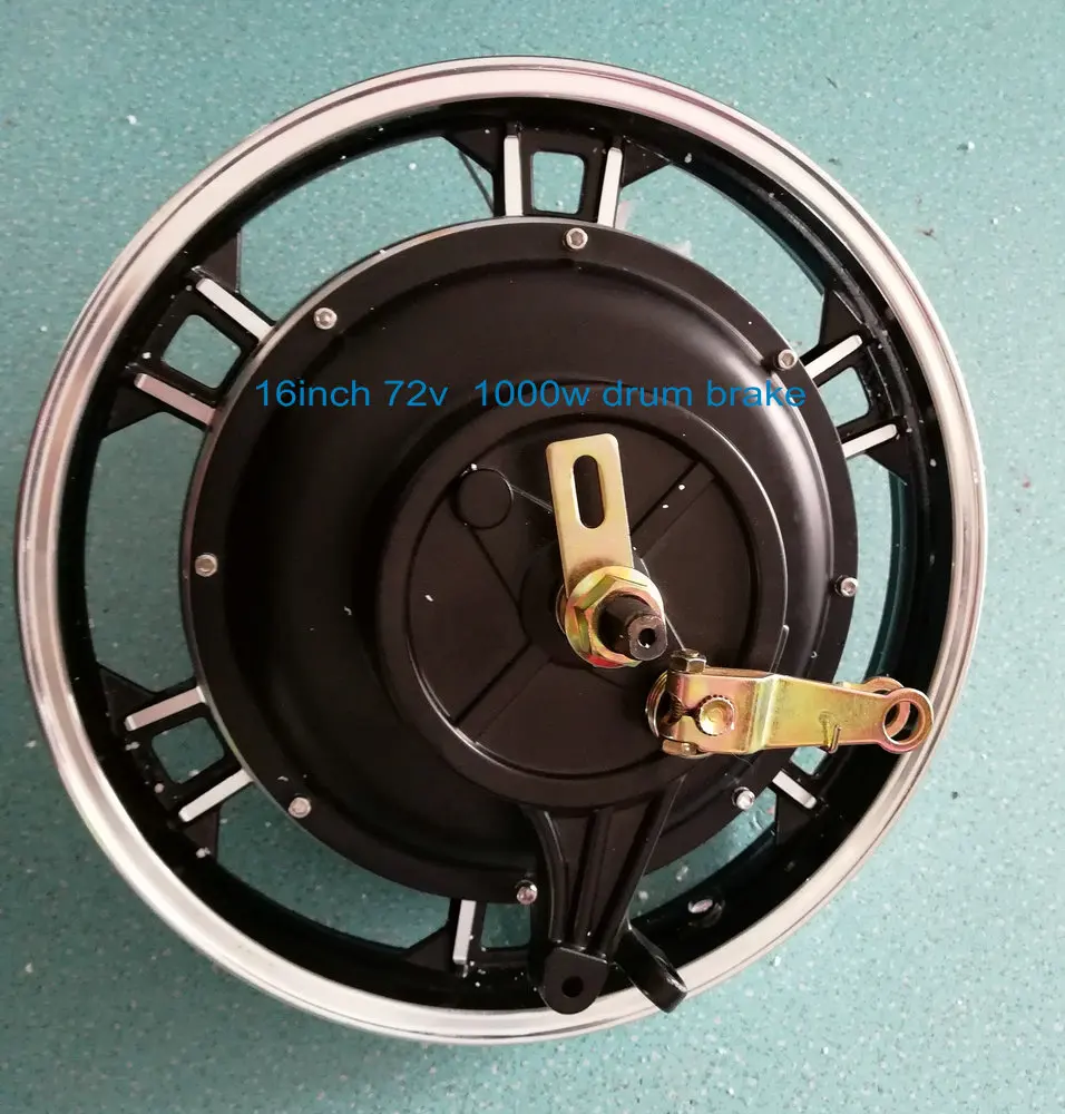 Perfect 16inch 48v60v72v84v96v 1000w motor drum brake big power over voltage for electric bike/scooter pedal scooter tricycle ATV parts 0