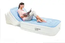 new adjustable back flocking mattress inflatable bed air cushion single folding bean bag living room sofa beds,foldable cushion