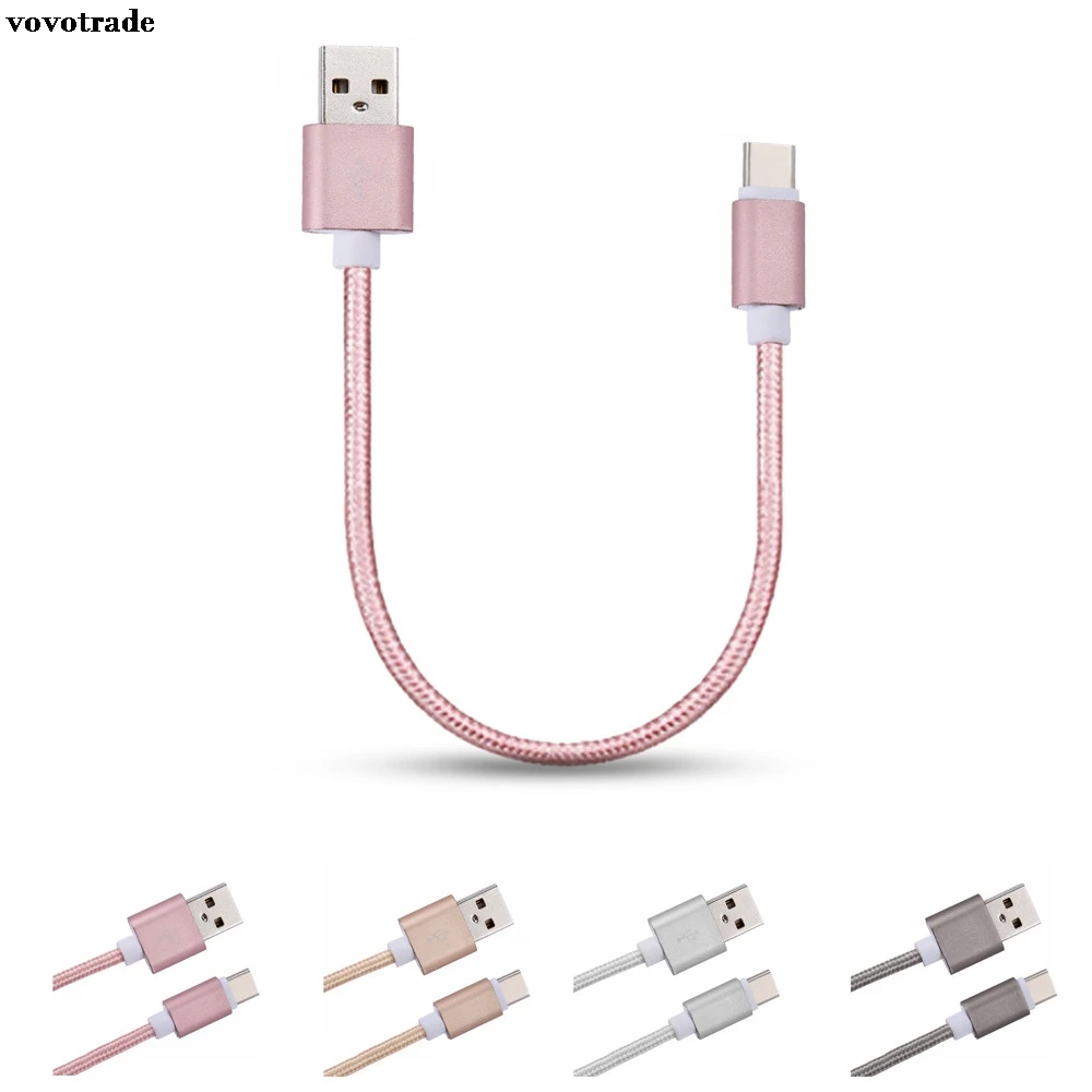 

vovotrade 20CM USB-C 3.1 Type C Male To USB 2.0 A Male Data Cable For Android Phone Charging Adapter Factory Price Drop Shipping