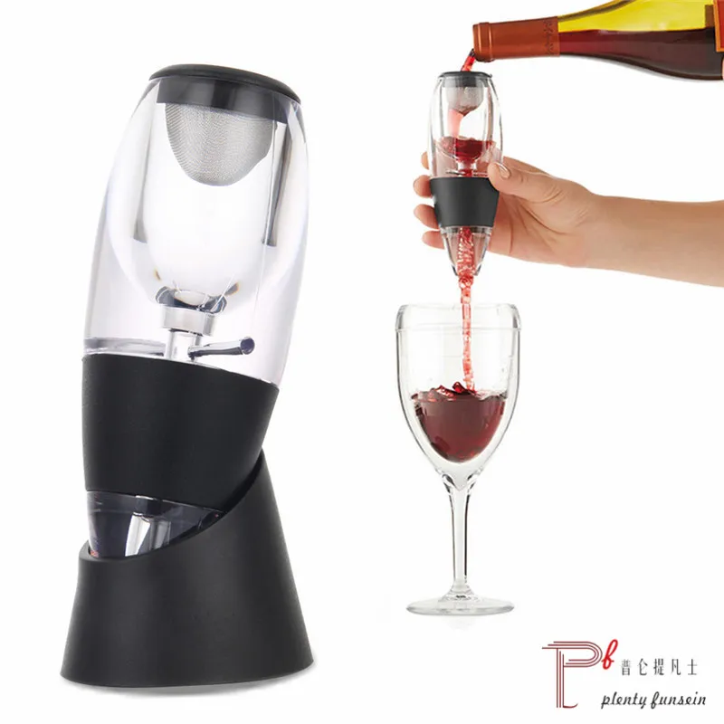 Magic Red Wine Aerator Decanter Filter Set Fast Aeration Pourer