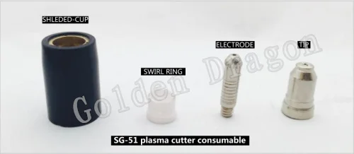 SG-51 Air Plasma Cutter Cutting Torch Consumables Shield Cup SG-51 Air Plasma Cutter Cutting Torch Consumables Shield Cup