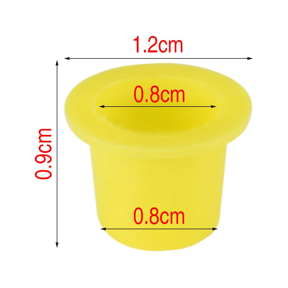 9 мм 1000 шт. желтый/синий маленький номер Перманентный макияж Чернила чашки пигментные колпачки татуировки цветные чашки аксессуары Оптовая