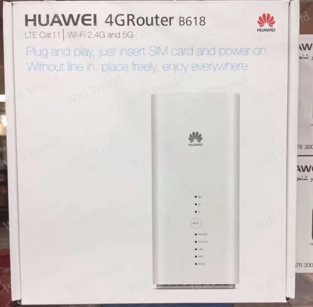 Huawei разблокировать B618 B618S-22d Cat11 600 Мбит/с 4 аппарат не привязан к оператору сотовой связи CPE wifi-маршрутизатор Поддержка LTE B1/3/7/8/20/38 и VoIP VoLTE