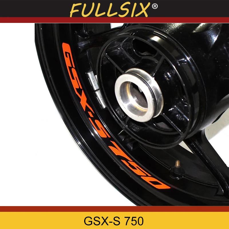 

Motorcycle Wheel Sticker Decal Reflective Rim Bike Motorcycle Suitable for SUZUKI GSX-S 750