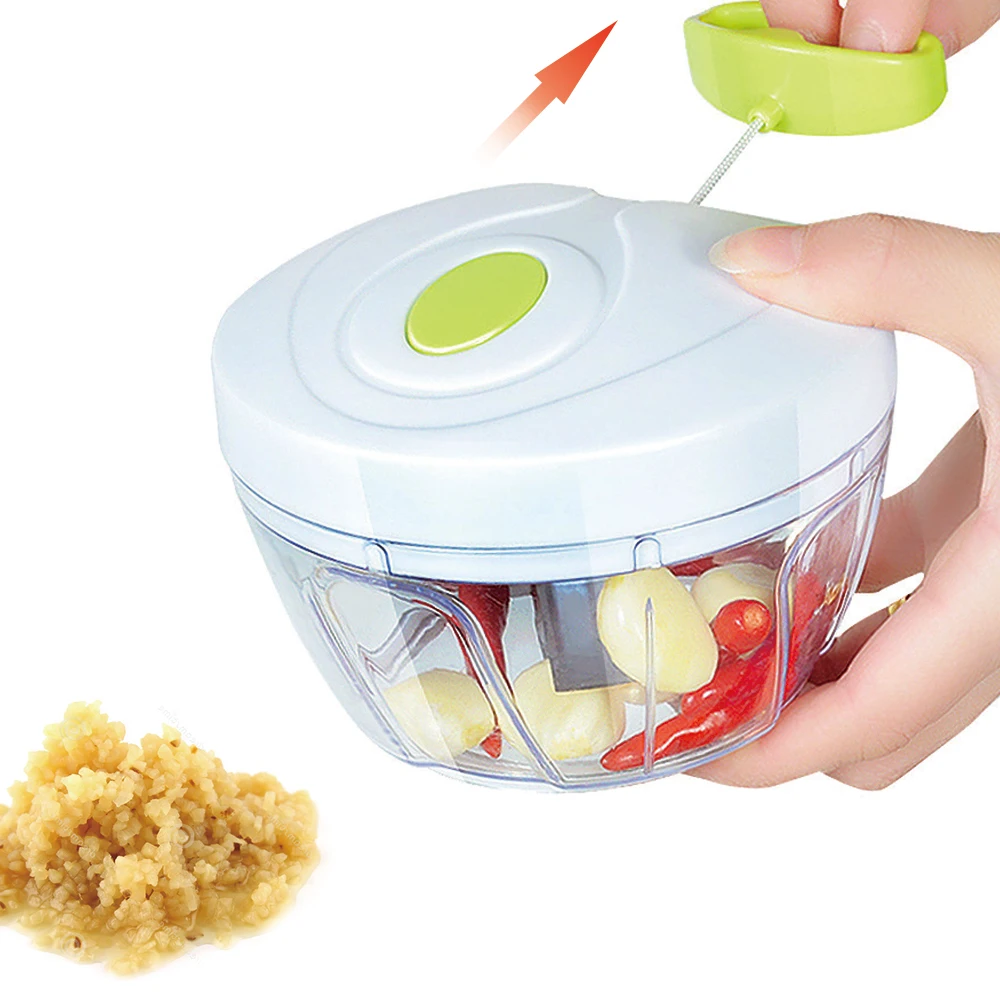 Multifunction Pull cord Mandoline Vegetable Slicer Food Chopper Fruit