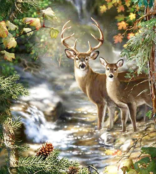 

A1286 Diamond Embroidery Home Decor 3DIY Two Deer 100% area Resin Tool dril Painting Cross Stitch Fashion Mosaic Needlework