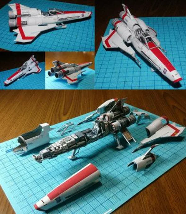 Высококачественная пленка: Звездные войны Mark2 fighter ultra fine Edition 3D бумажный модельный комплект