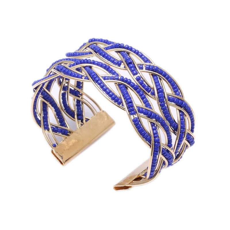 Винтажные Бохо золотые полые индийские Дубай ювелирные изделия Модные классические бусы широкие браслеты для женщин вечерние браслеты на манжетах