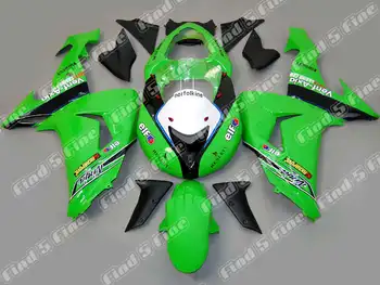 

green black white for Kawasaki NINJA ZX-10R 06-07 ZX10R 2006-2007 ZX 10R 06 07 2006 2007 ABS full motorcycle fairing kit