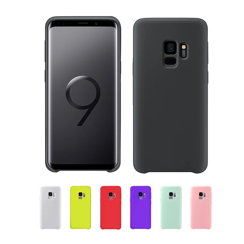 

Have logo Original Case for Samsung Galaxy S9 S8 Plus Soft TPU Silicone Shockproof case for Samsung Note 8 9 S7 Edge