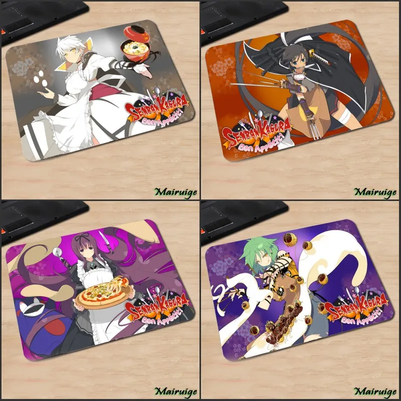 

Mairuige So Sexy Cute Anime Girls Shojo Senran Kagura Cool Animation Games Gaming Mousepad Mat for Decorate Laptop Keyboard Desk