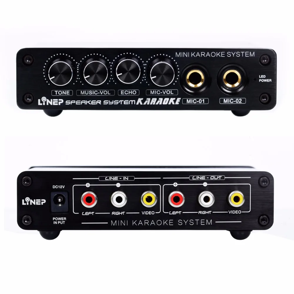 kebidumei New Karaoke Machine System A933 Sound Mixer Amplifier 12V W