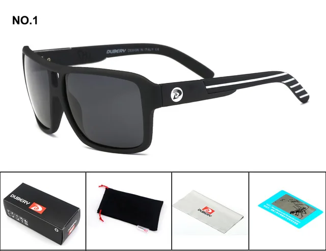 DUBERY поляризованные солнцезащитные очки мужские водительские очки мужские солнцезащитные очки для мужчин оригинальные Роскошные брендовые дизайнерские Oculos 008