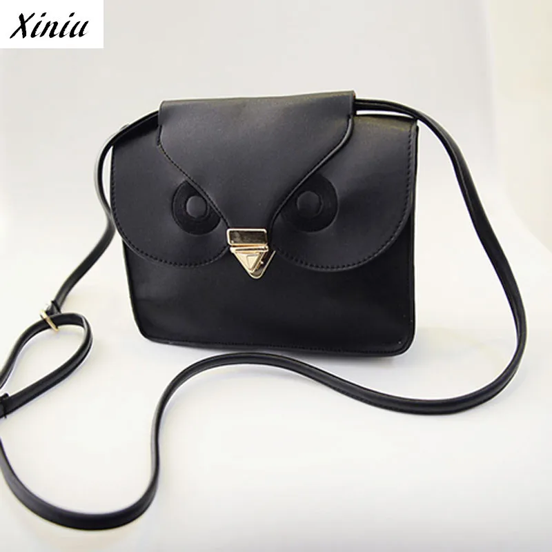 

Xiniu Fashion owl bag for middle school girls leather handbags messenger bolsas femininas bolsas de marcas famosas #5531