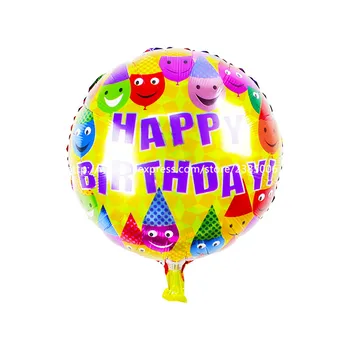 

wholesale 50pcs/lot 18inch The new kids happy birthday balloon Birthday Party Supplies decorated hotel