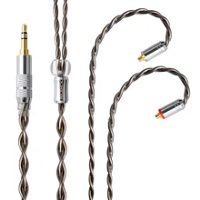 Nicehck 7N монокристаллической Медь OCC посеребренный кабель 3,5/2,5/4,4 мм MMCX/2Pin для TFZ KZAS10/ZS10 CCAC16 nicehck NX7/M6/F3