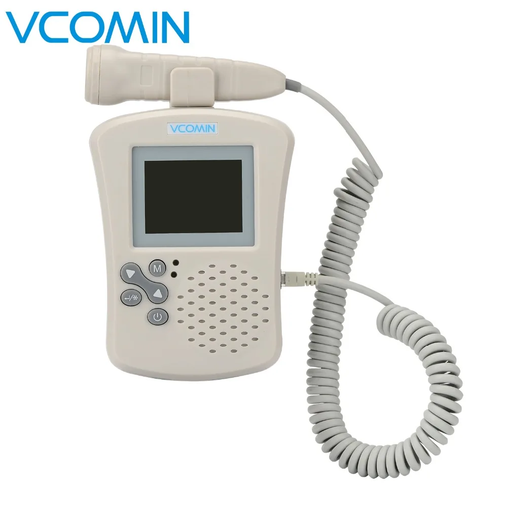  Vcomin Fetal Doppler hand-hold Pocket portable sound Baby heart pregnancy Ultrasound fetal doppler 