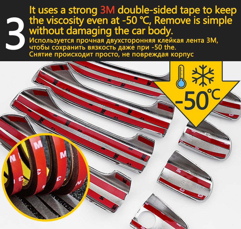  for Toyota Sienna XL30 30 2010~2019 Chrome Door Handle Cover Car Accessories Stickers Trim Set 2012