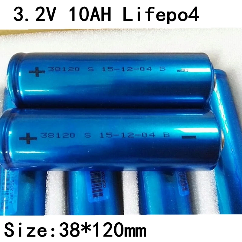 2 шт Lifepo4 3,2 v 10Ah ячейка 38120 не литиевая Lipo 5C Разрядка Для Ремонтный комплект батарей 12v 10ah хранение энергии