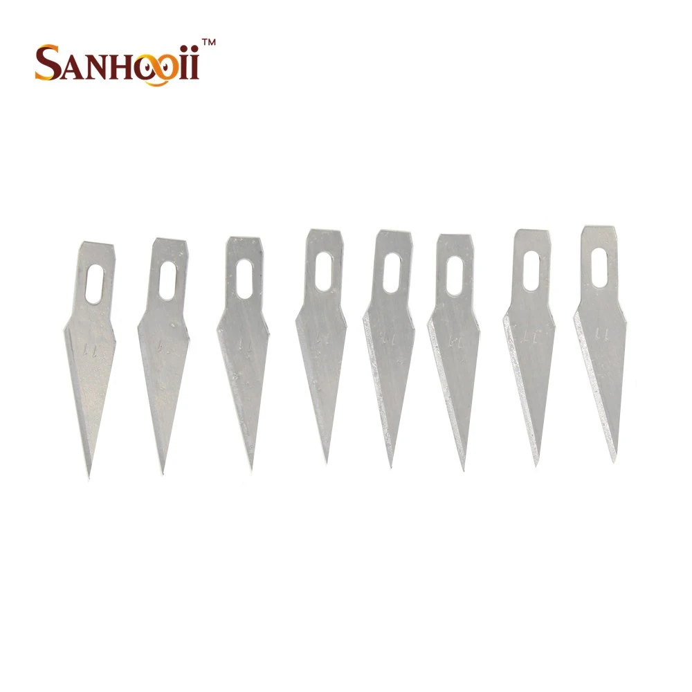 HW543-02 11#30 Angel Blades 8in1 Cutter for Engraving Knife Scalpel DIY Cutting Tool Accessories