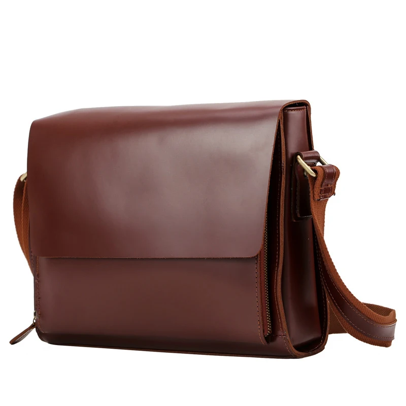  TIANHOO Genuine leather men bags vintage cow leather flap PAD & smartphone pocket fashion British s