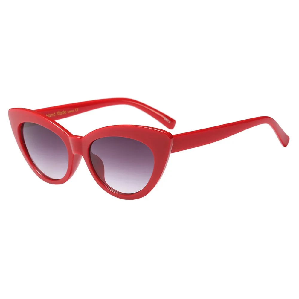 Модные солнцезащитные очки кошачий глаз женские роскошные брендовые дизайнерские Винтажные Солнцезащитные очки женские очки для женщин Gafas de sol uv400#30 - Название цвета: D