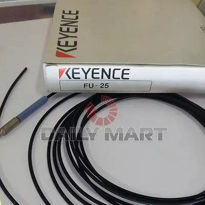 

DHL/EMS 2 LOTS NEW Keyence FU-25 FU25 Diffuse Reflective Fiber Optic Sensor Unit