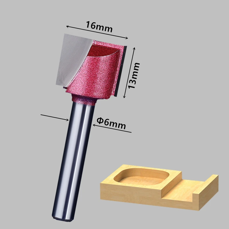 1 шт.-6 мм, Концевая фреза с ЧПУ, фреза для дерева, деревообрабатывающий фреза, деревообрабатывающий инструмент, 3D очистка нижней гравировки бит