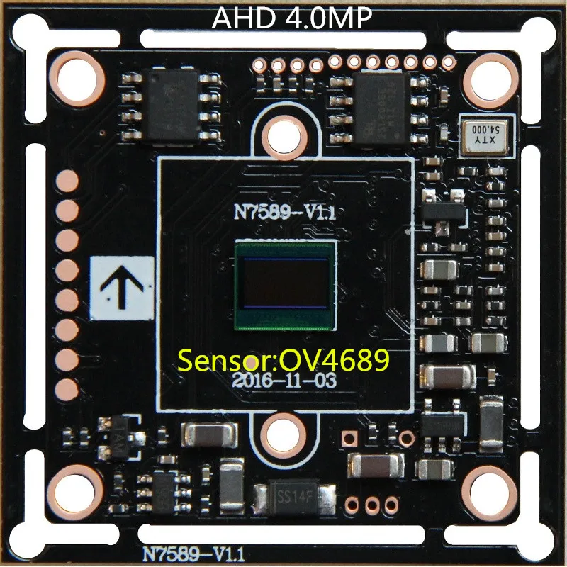 

SSICON 5 Pieces 4MP AHD Camera Board NVP2475H+OV4689 Chipset CCTV Camera Module PCB Board For 4.0MP Camera AHD