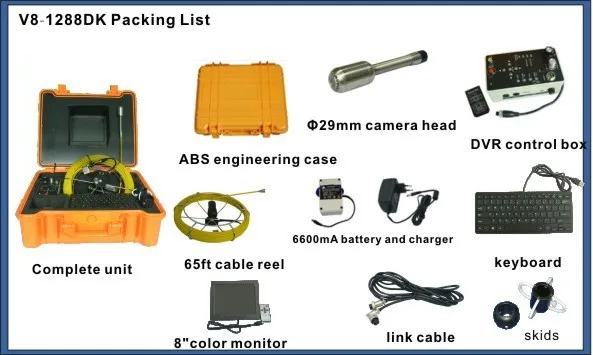 V8-1288DK packing list