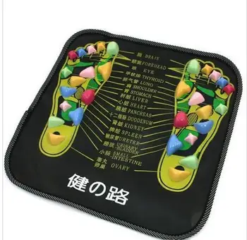 

Reflexology Walk Stone Foot Leg Pain Relieve Relief Walk Massager Mat Health Care Acupressure Mat Pad massageador