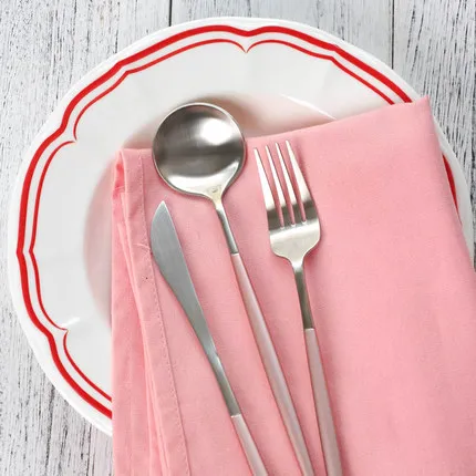 Нержавеющая сталь Западная Посуда стейк нож Творческий Розовый нож и вилка ложка палочка для еды