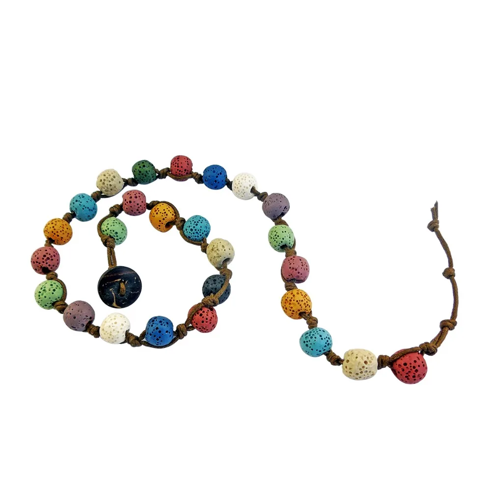 ZP-BS376-2 Diffuser Leather Locket Bracelet