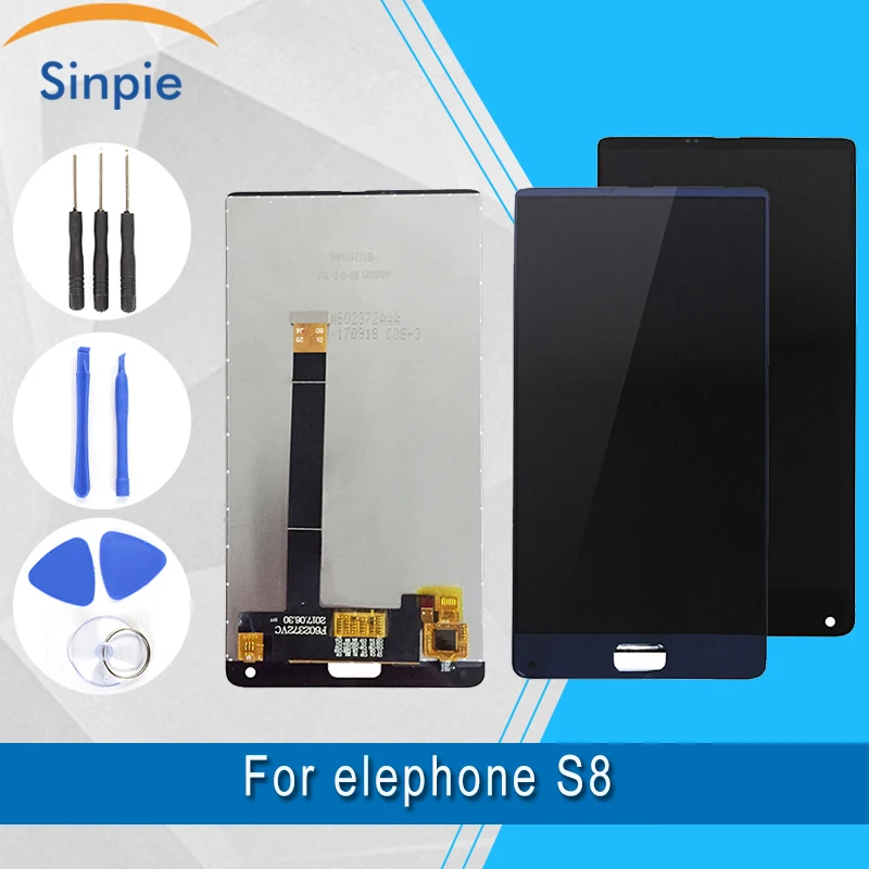 Beste Sinpie Mobiele Telefoon 6.0 inch Lcd Voor elefoon S8 Touch Screen Assembly Reparatie Onderdelen en Lcd Display Met Tools + lijm